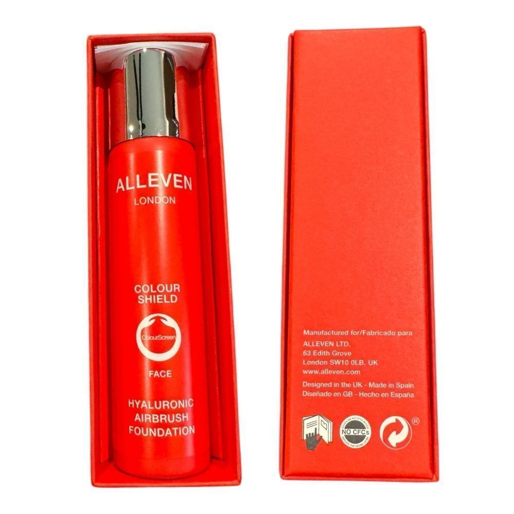 ALLEVEN London Amber Face Hyaluronic Airbrush Foundation 1.7 oz.